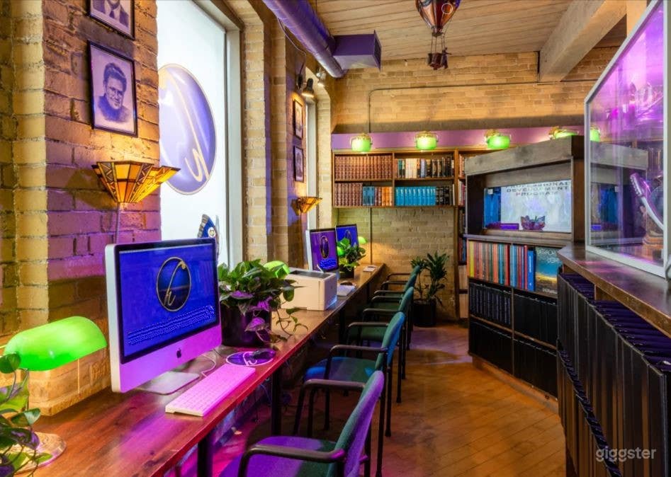 Library Room Setting for Filming Photo 3