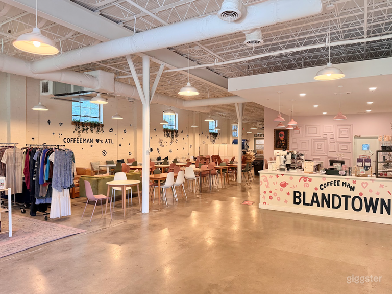  Modern Industrial Coffee Shop & Event Space (West Side) 