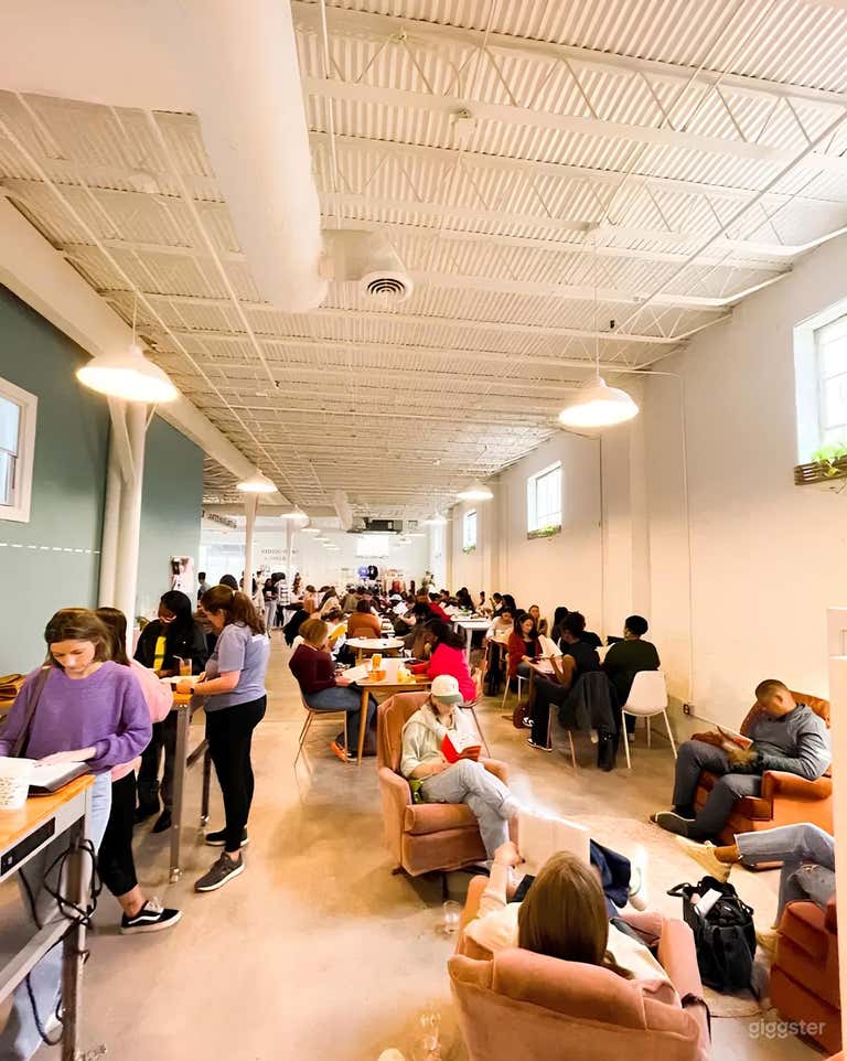  Modern Industrial Coffee Shop & Event Space (West Side) 