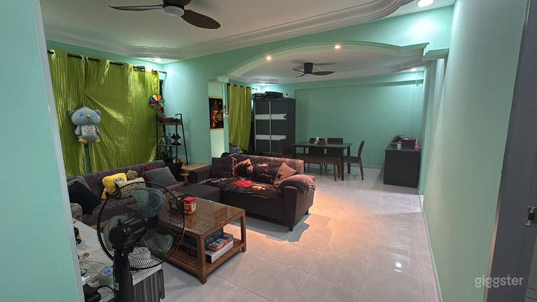  Humble and Spacious 4R HDB for Filming & Photoshoots 