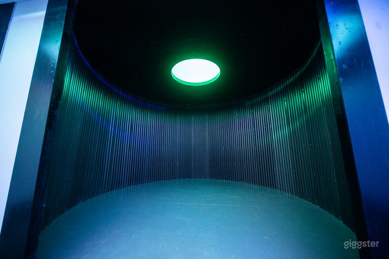  Circle Room with over head RGB lighting 
