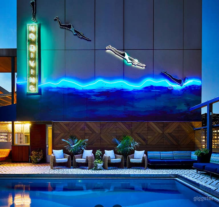  Lounge junto a la piscina Skyview 