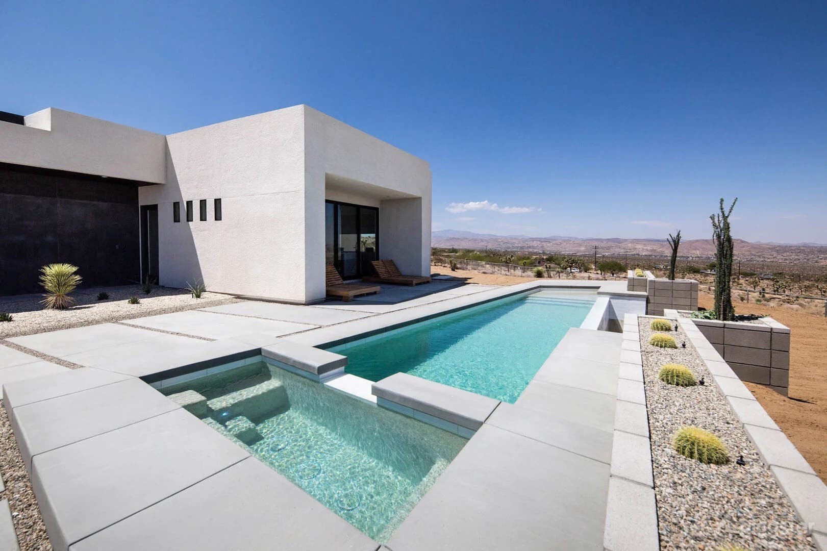 White Casita | Modern w Pool + Spa Photo 1