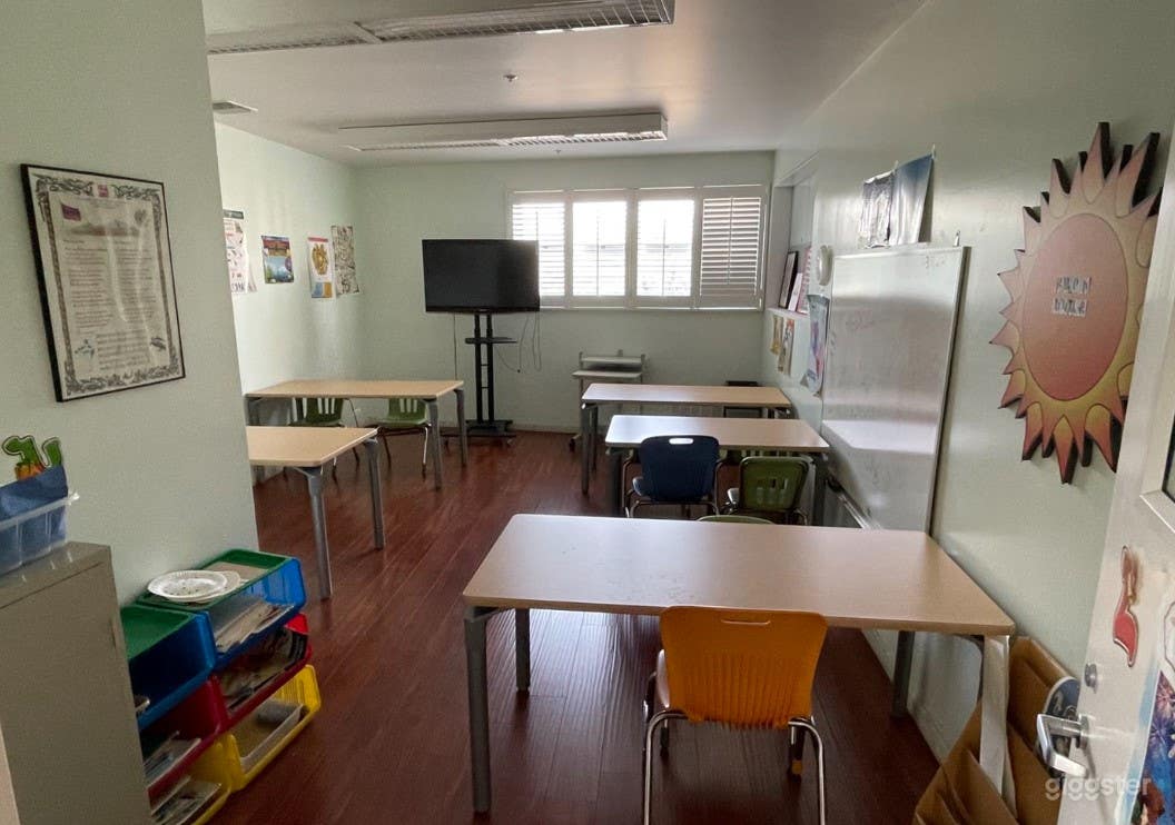 Pre-school Classroom with Television Photo 3