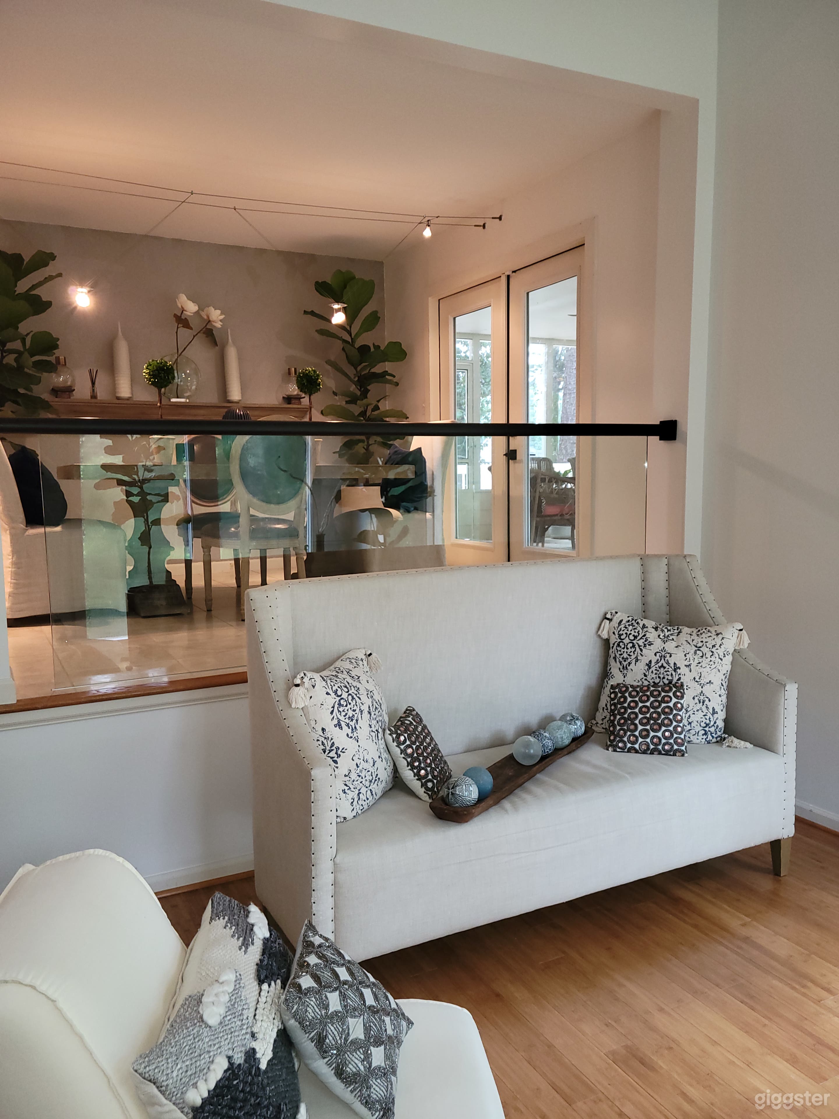 dinning room and step down living room 