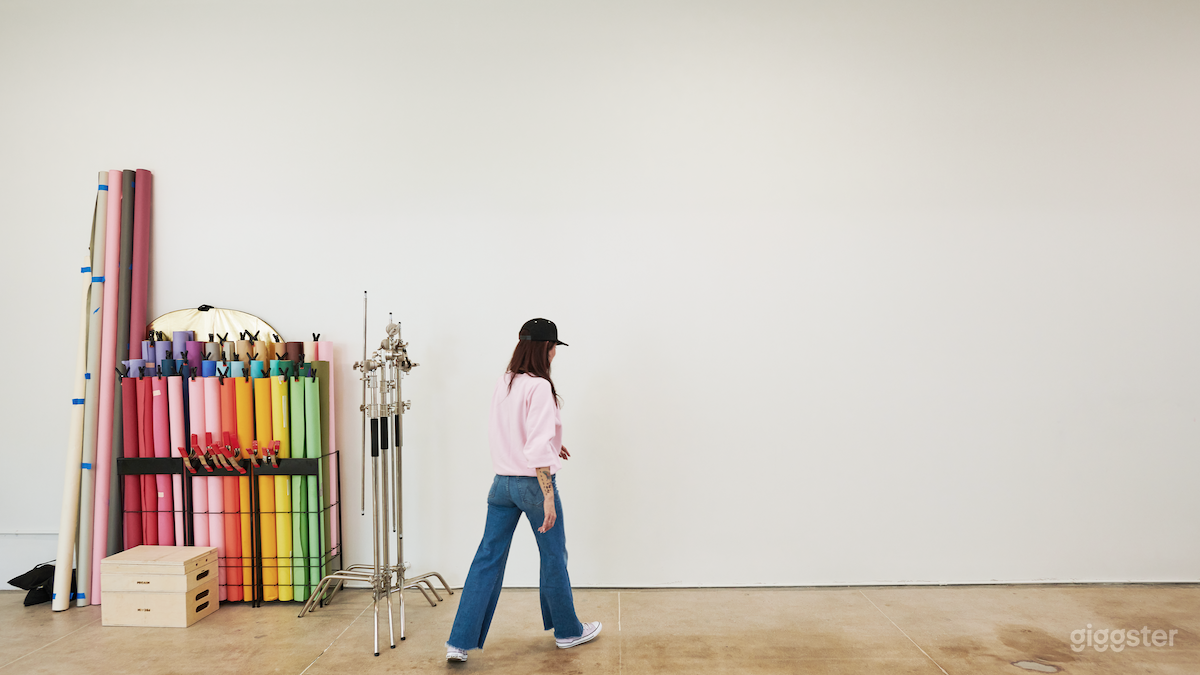 Selection of seamless paper backdrop