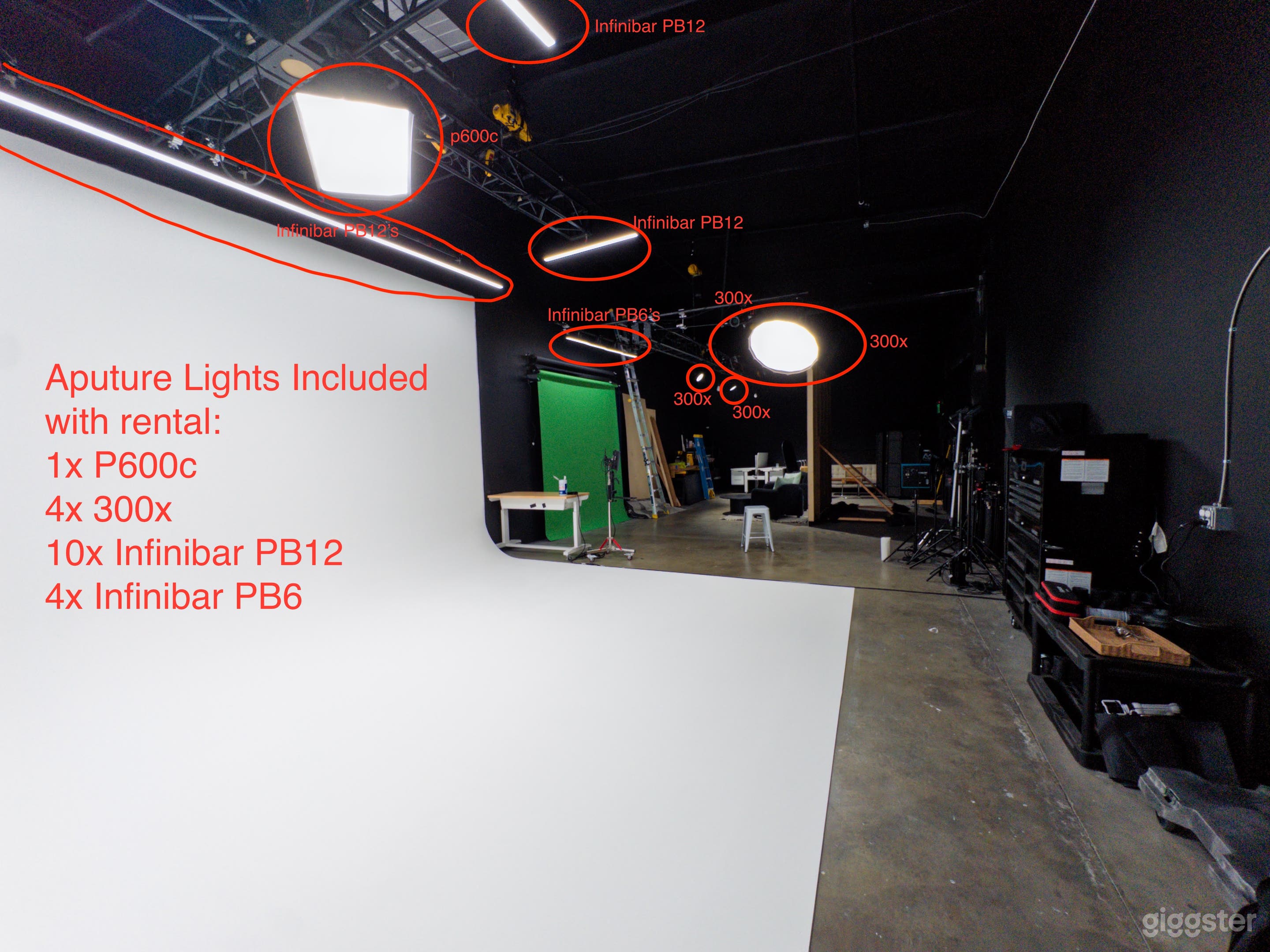 Film Studio - Cyc Wall, Green Screen, Black Box Photo 1