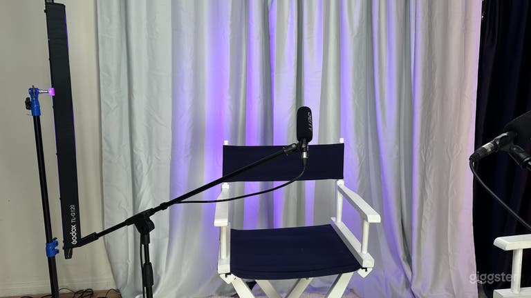  LIMITED $15 PROMO! Podcast/Video Recording Studio 