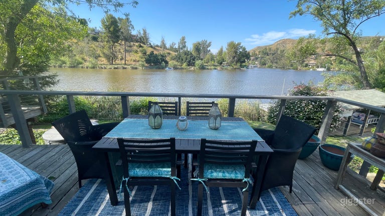  Deck with direct access from living room French doors 