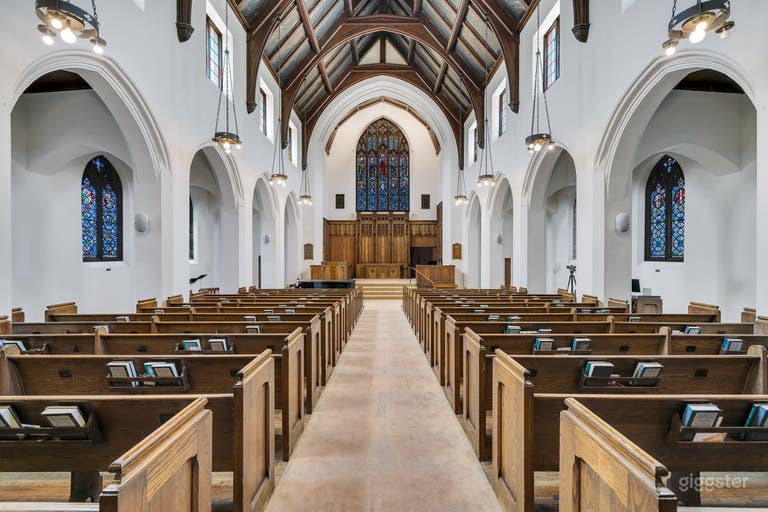  ORIGINAL GOTHIC CHURCH W/CHARLES CONNICK WINDOWS 