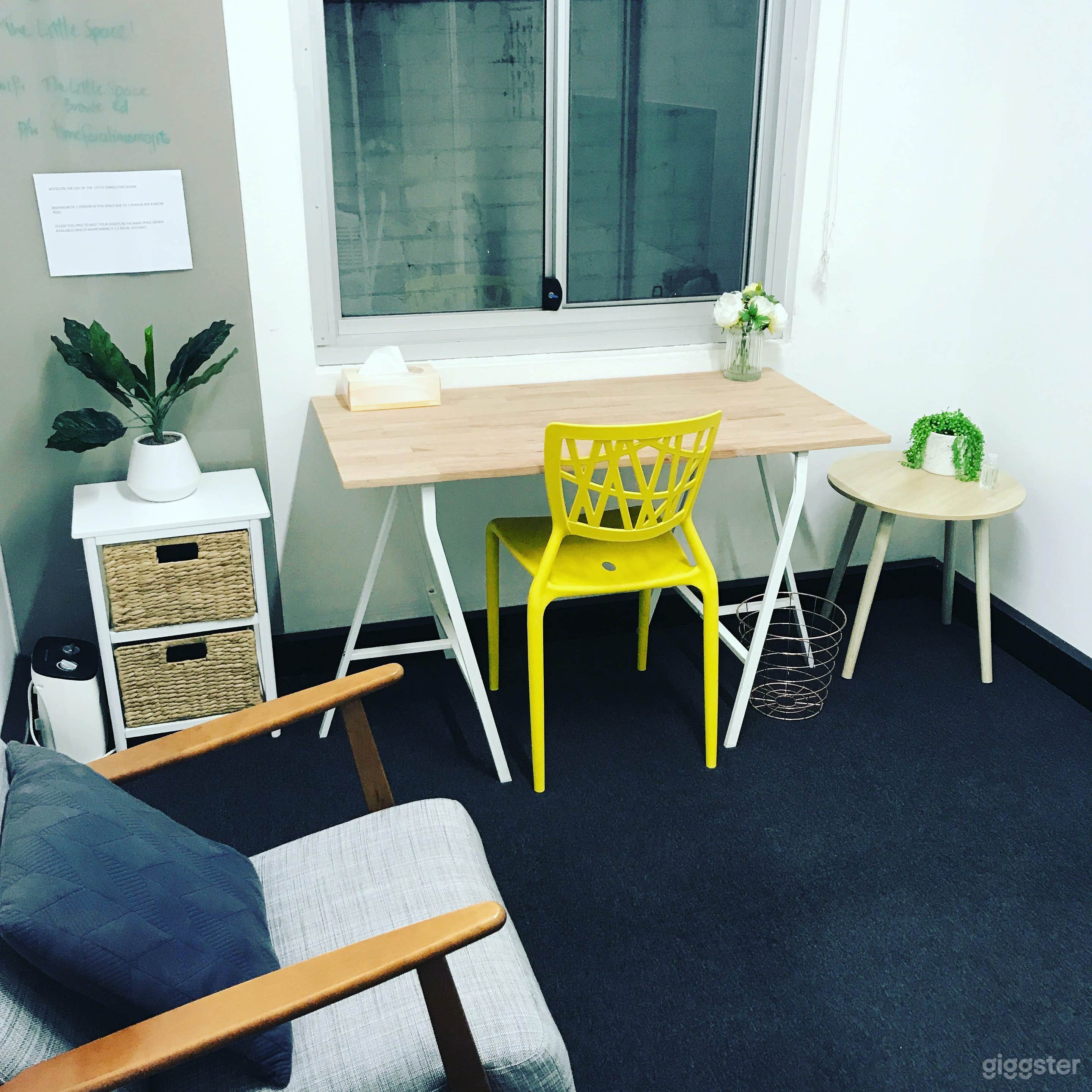 Light and bright with room to store your stuff so you can become one of our regulars!