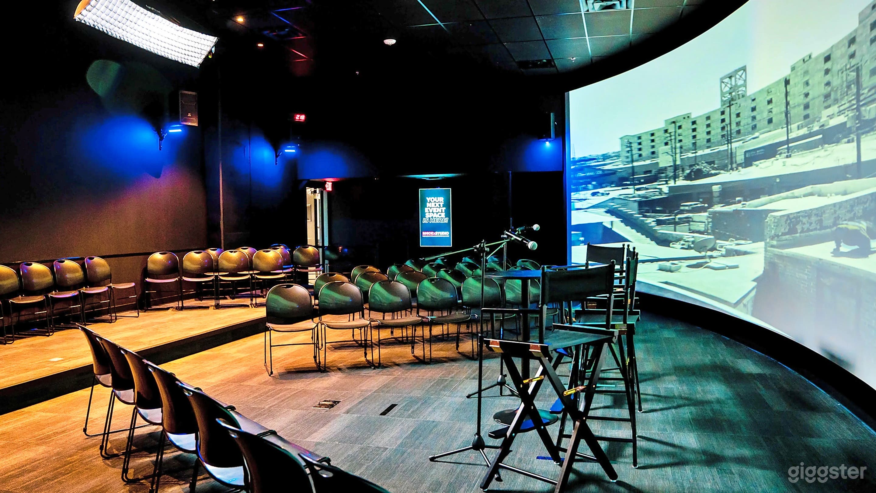 Hi-tech Event Studio with Large Video Screen (Buyout) Photo 1