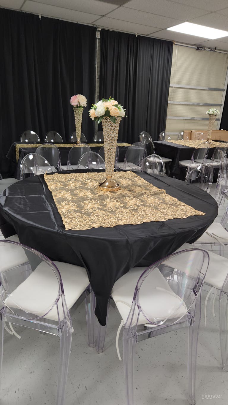  Elegant Event Space with Versatile Open Floor Plan 