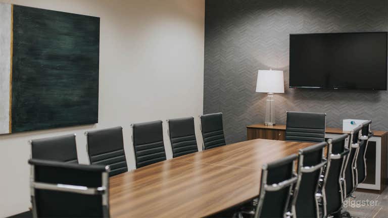  12-seat Modern Conference Room in Dallas 