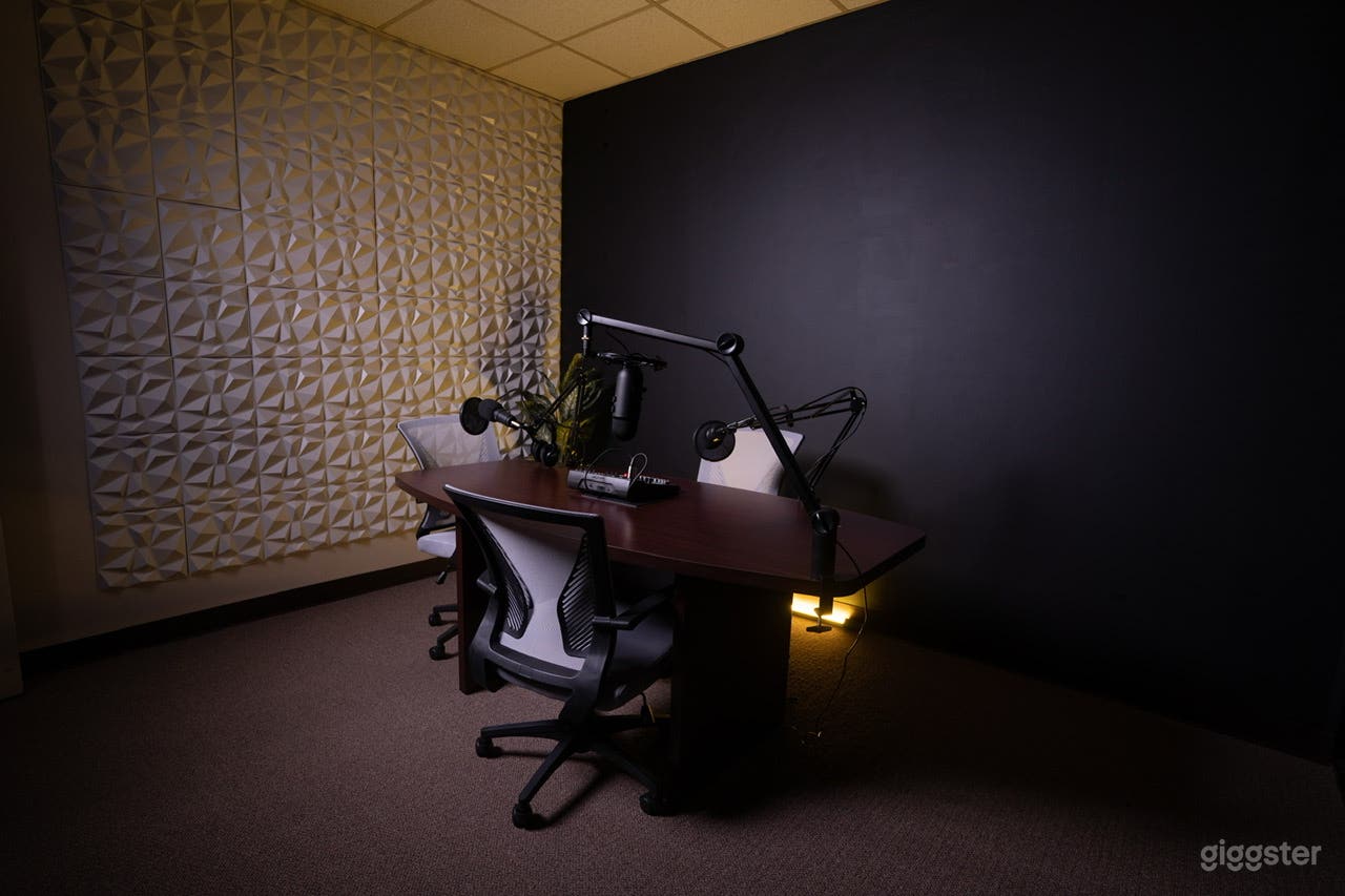 Space for podcast and YouTube content