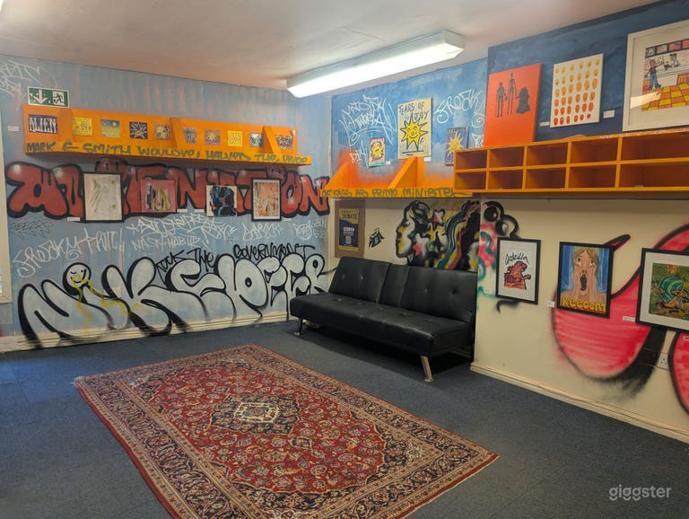  Unique Raw Graffiti Space for Events & Filming 