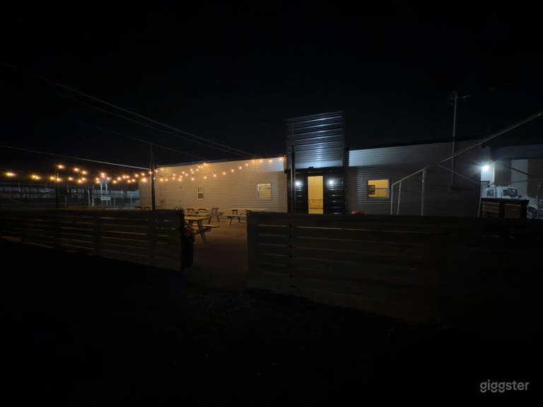  Photo of the facility at night 