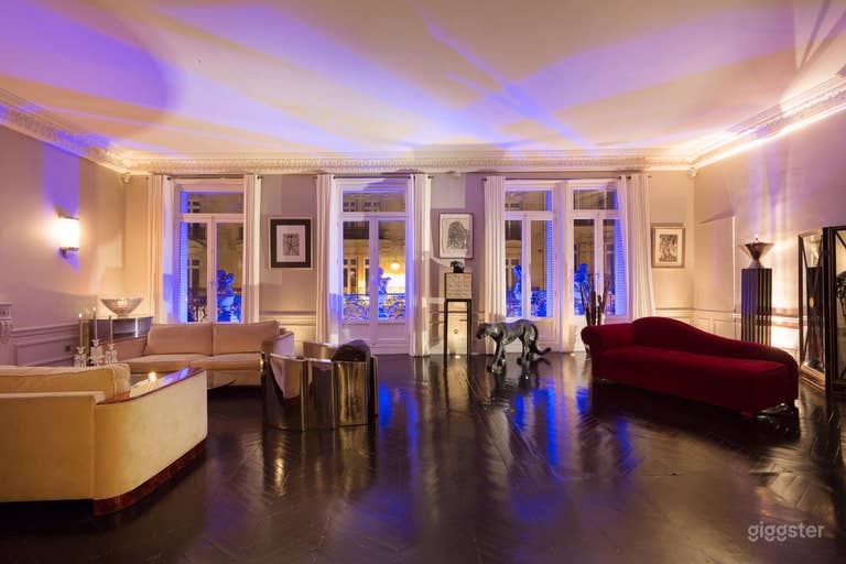  Luxuriöse Haussmann-Wohnung in Paris für Events & Produktionen 