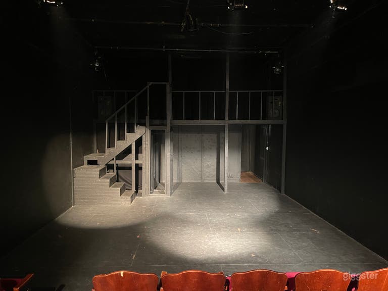  stage and balcony (with theater lights) 