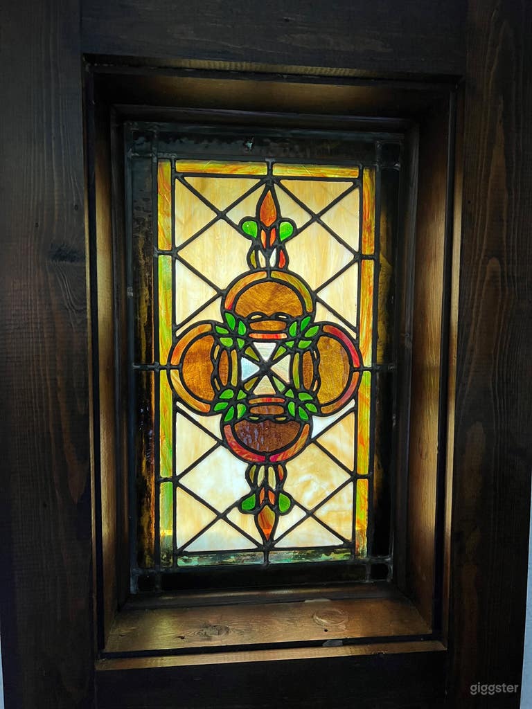  Enjoy original stained glass windows 