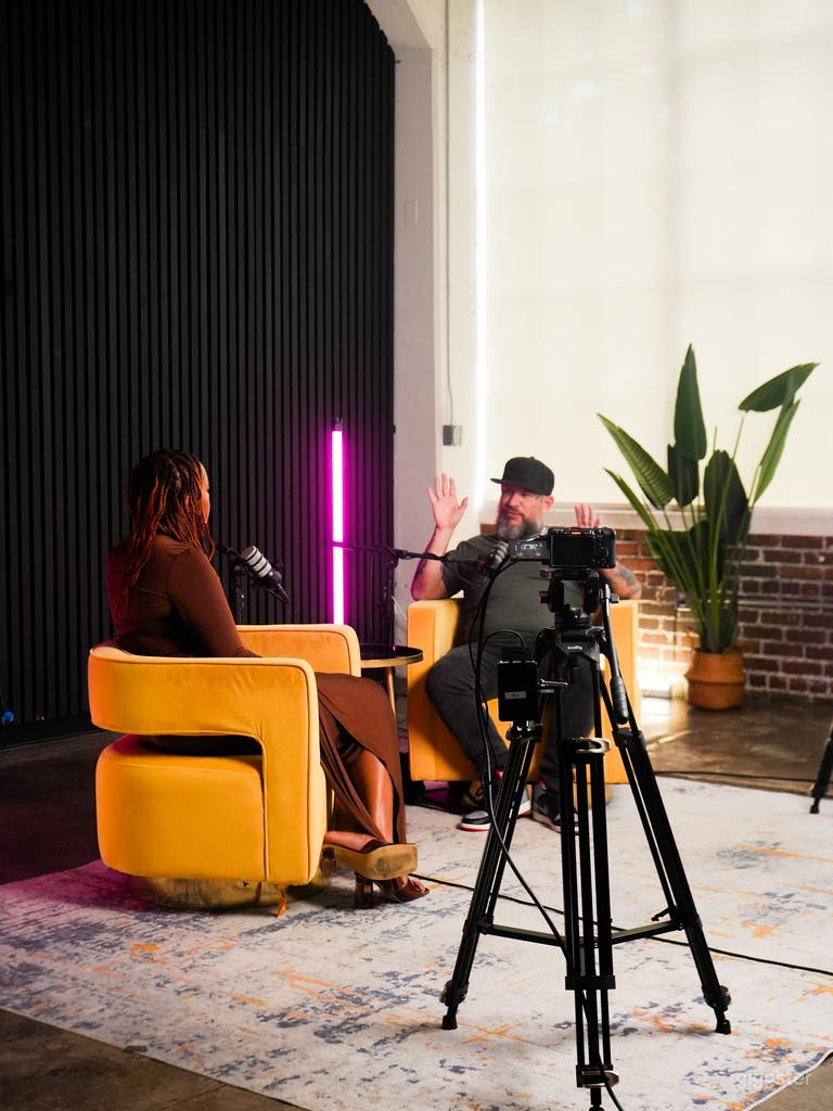  Beltline Podcast Studio with 7 Sets + Natural Lighting 