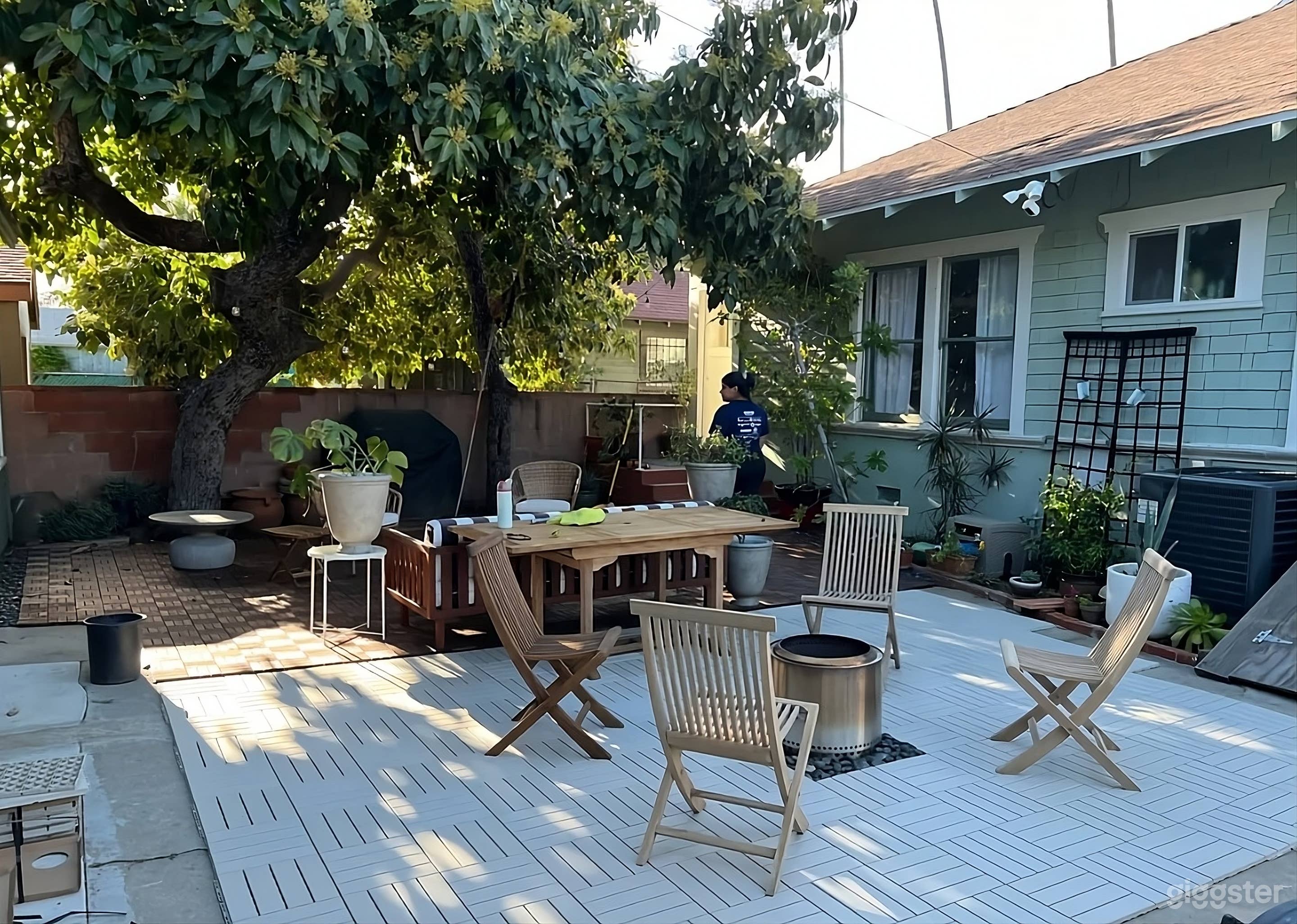 Private and Shaded Backyard Photo 1