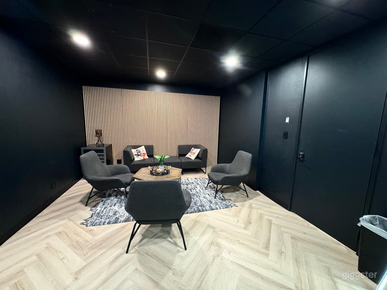  Film & Video Production Facility, White w/Black Curtains 