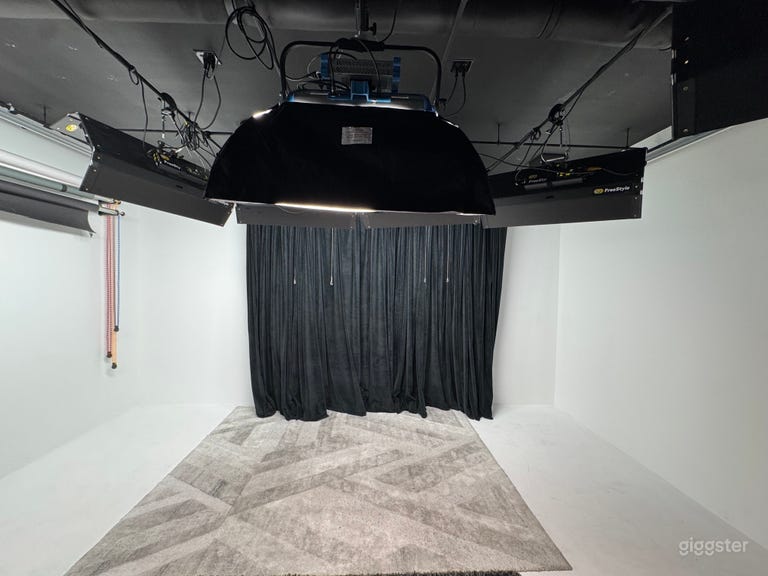  Film & Video Production Facility, White w/Black Curtains 
