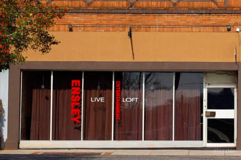 Live Loft located in the vibrant Ensley Entertainment District where revitalization and renovations are underway