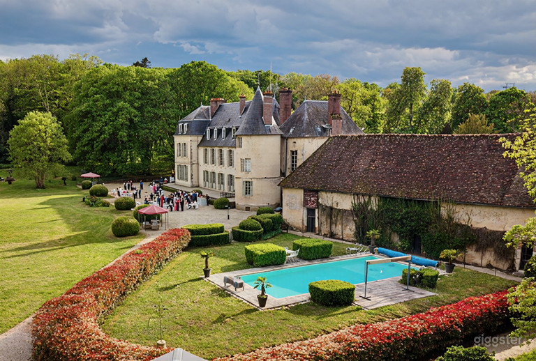  Château français historique du XVIIIᵉ siècle – Sans chambres 