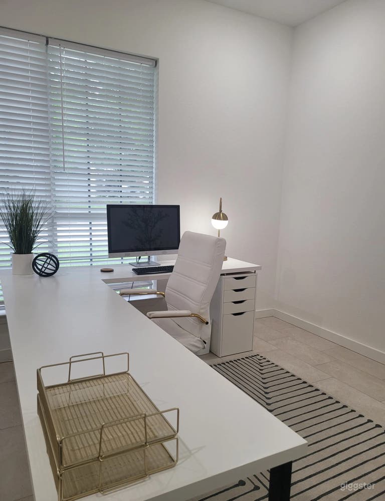  Beau bureau privé surdimensionné 