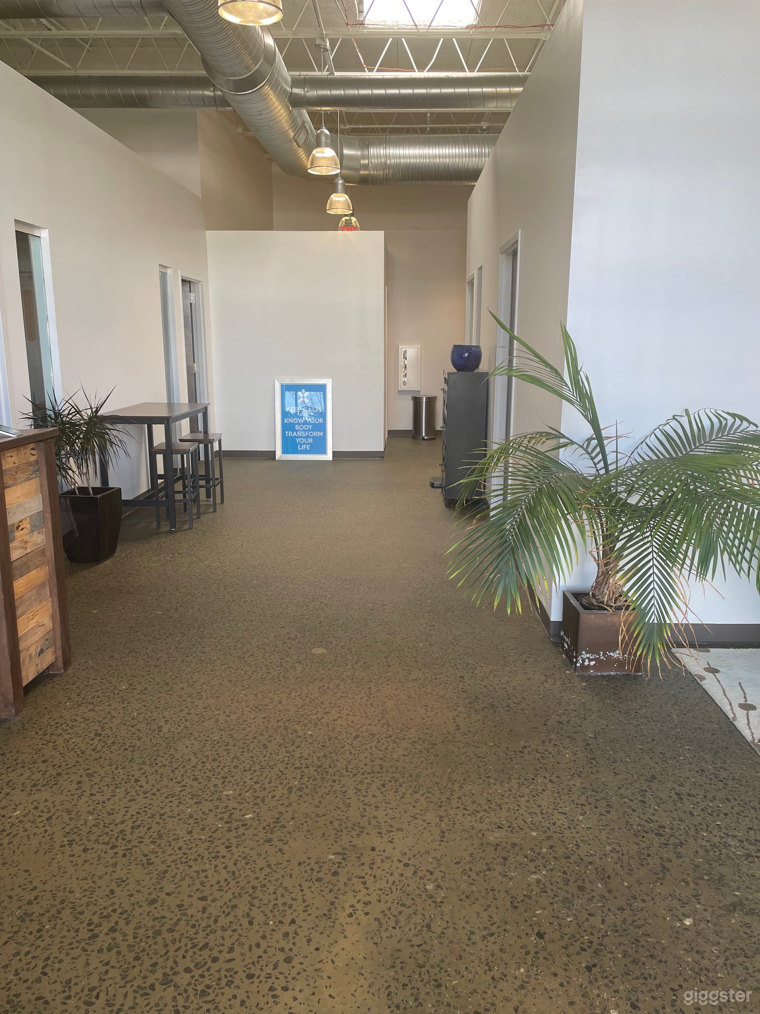 Tons of back drop options here that you can bring in