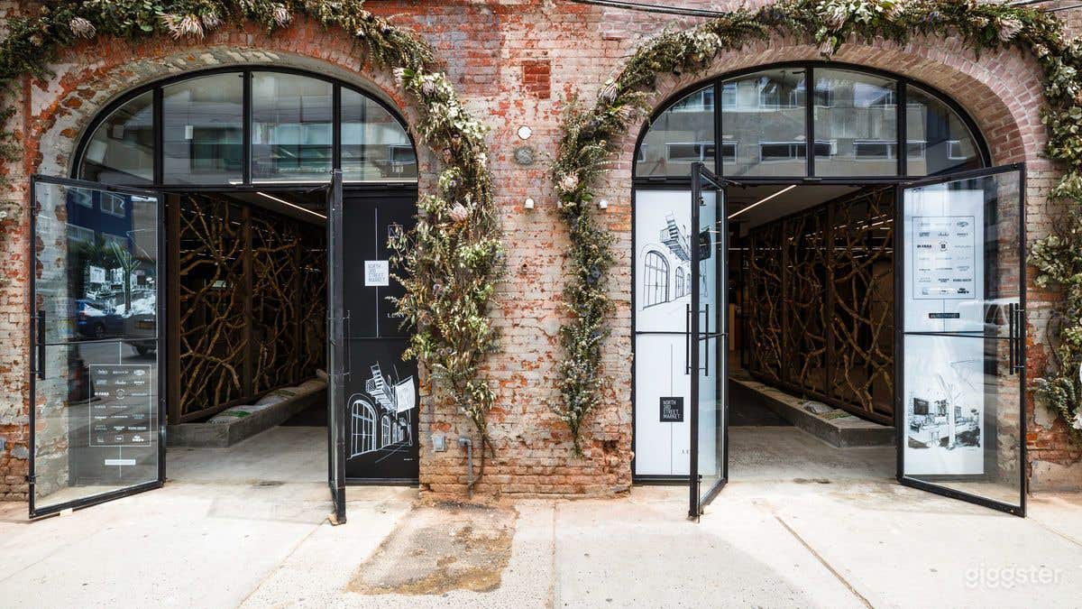 Massive Food Hall with Exposed Brick  Photo 1