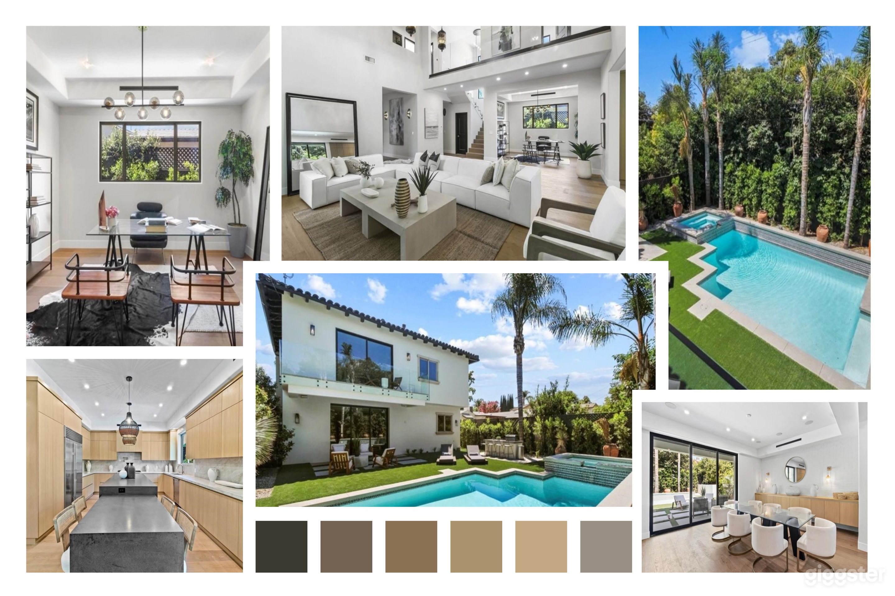 OTSEGO SPANISH MODERN OASIS/ POOL/PALM LINED YARD Photo 1