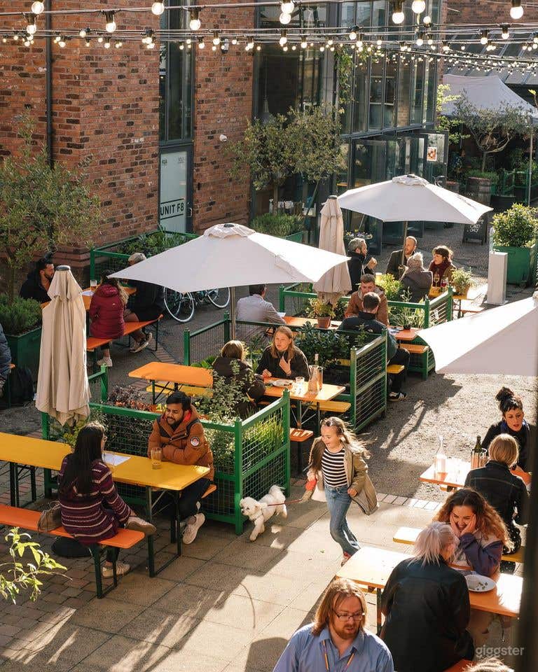  Outdoor Bar and Restaurant with Garden Setting  