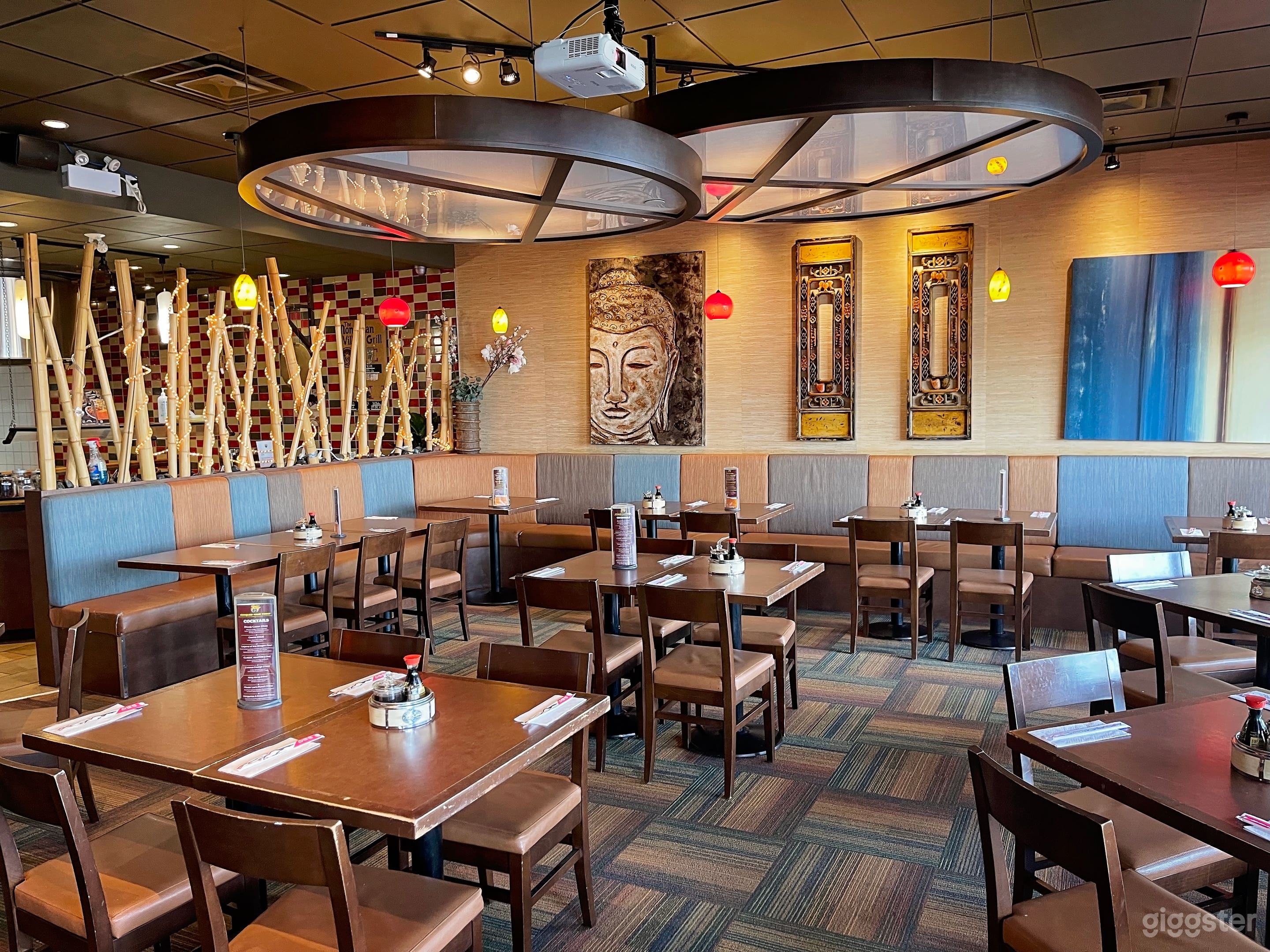 Seating area available for your events