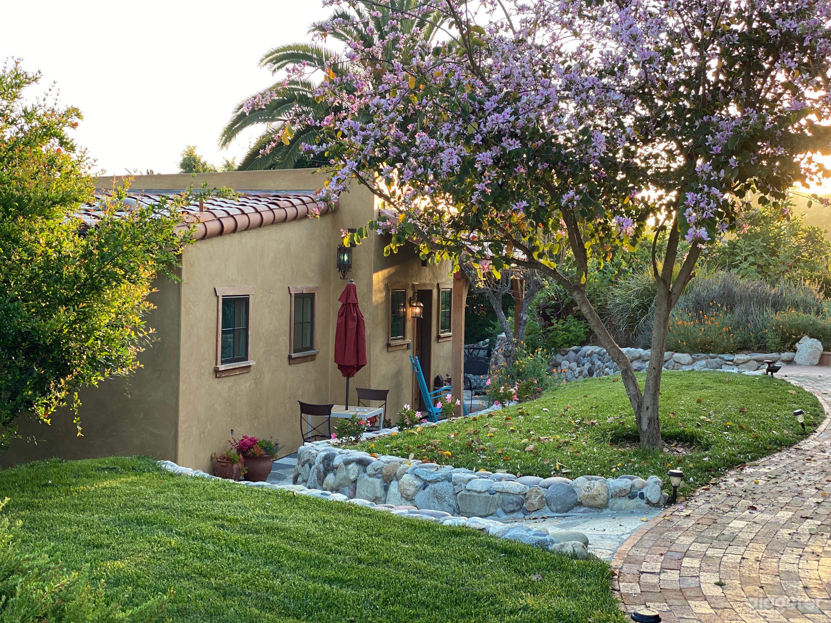 Charming Spanish-Style Backyard Photo 3