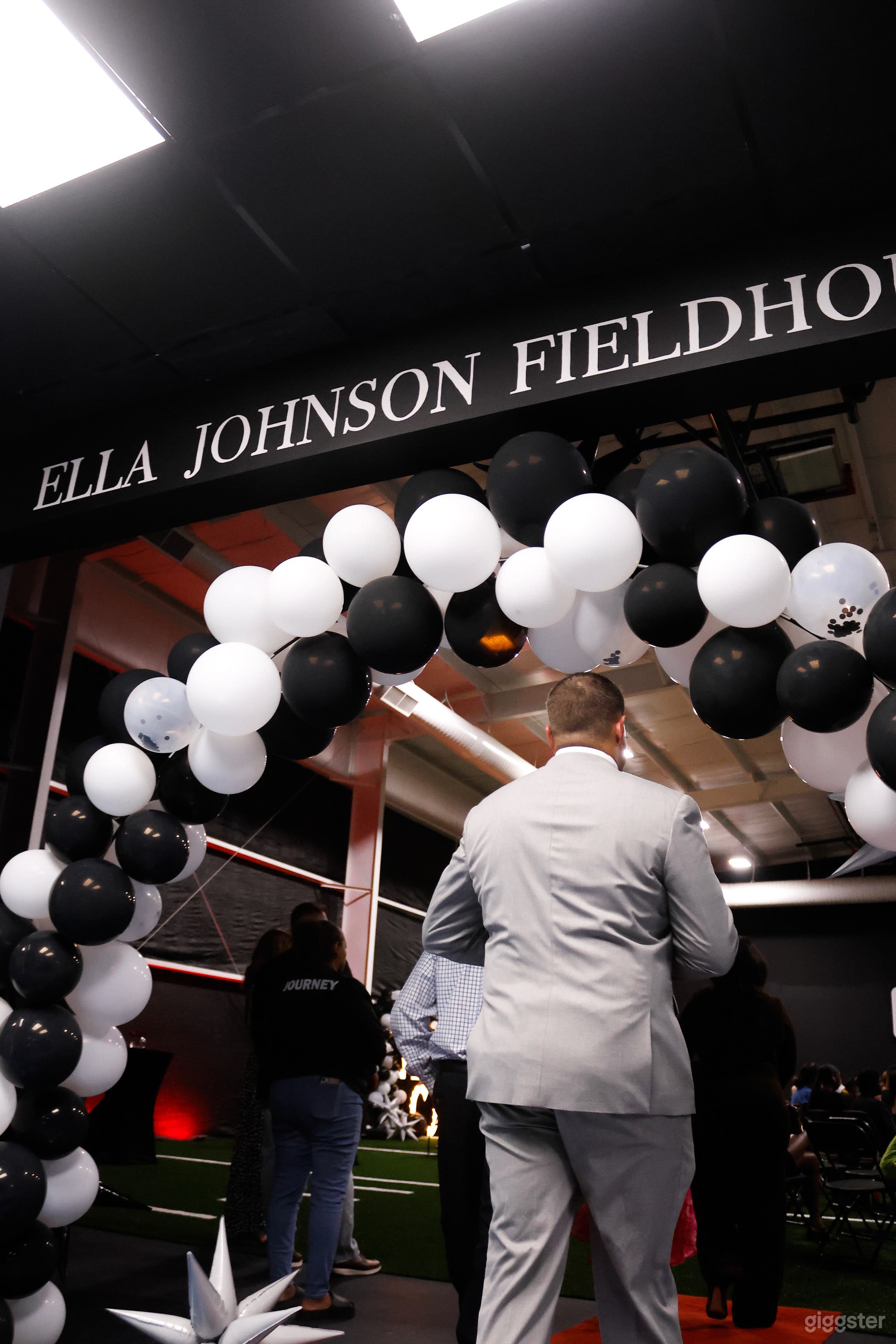 Entry way perfect for balloon arches! 