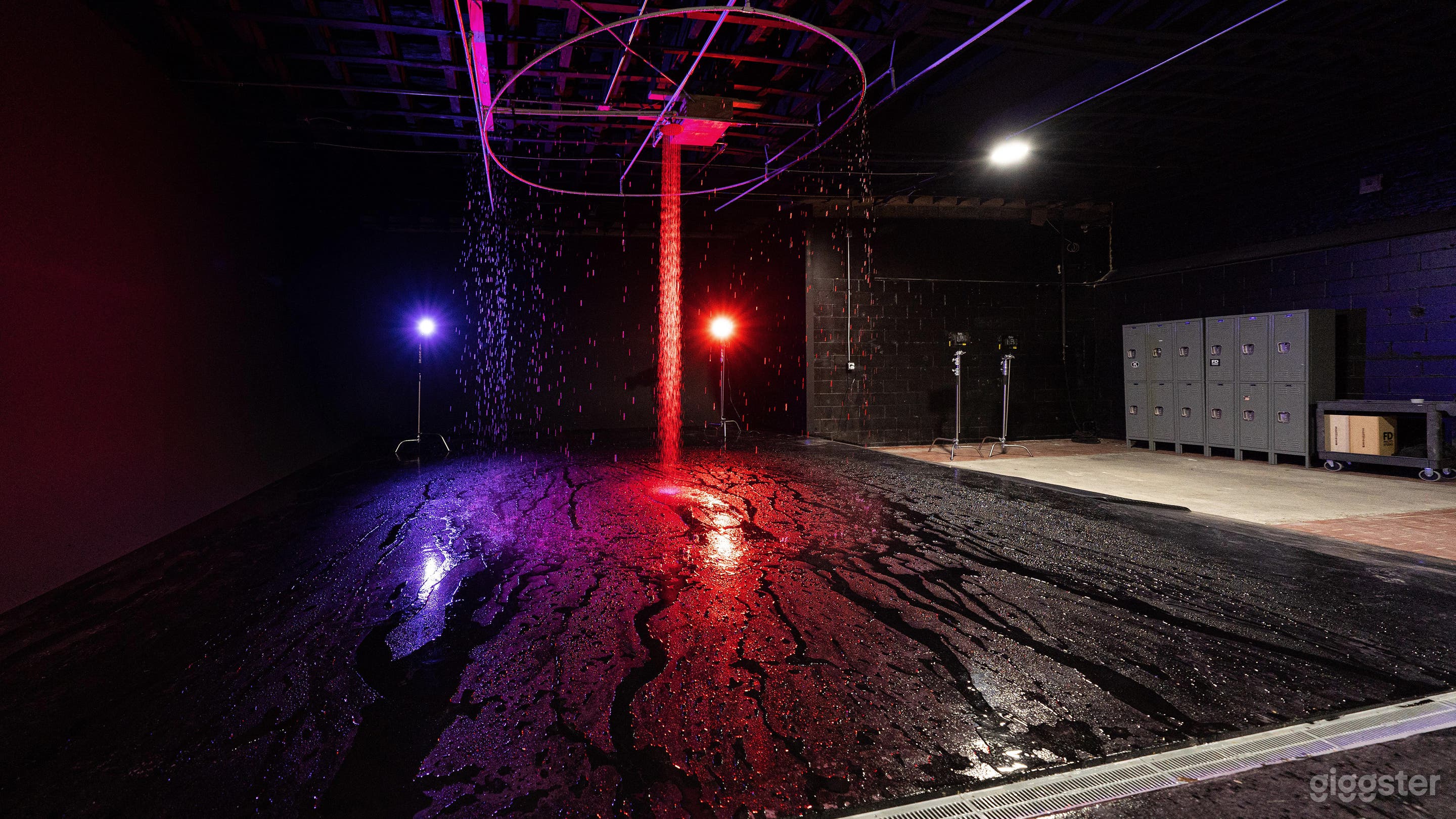 Car Studio with Black Cyc wall &amp; Rain Features Photo 3