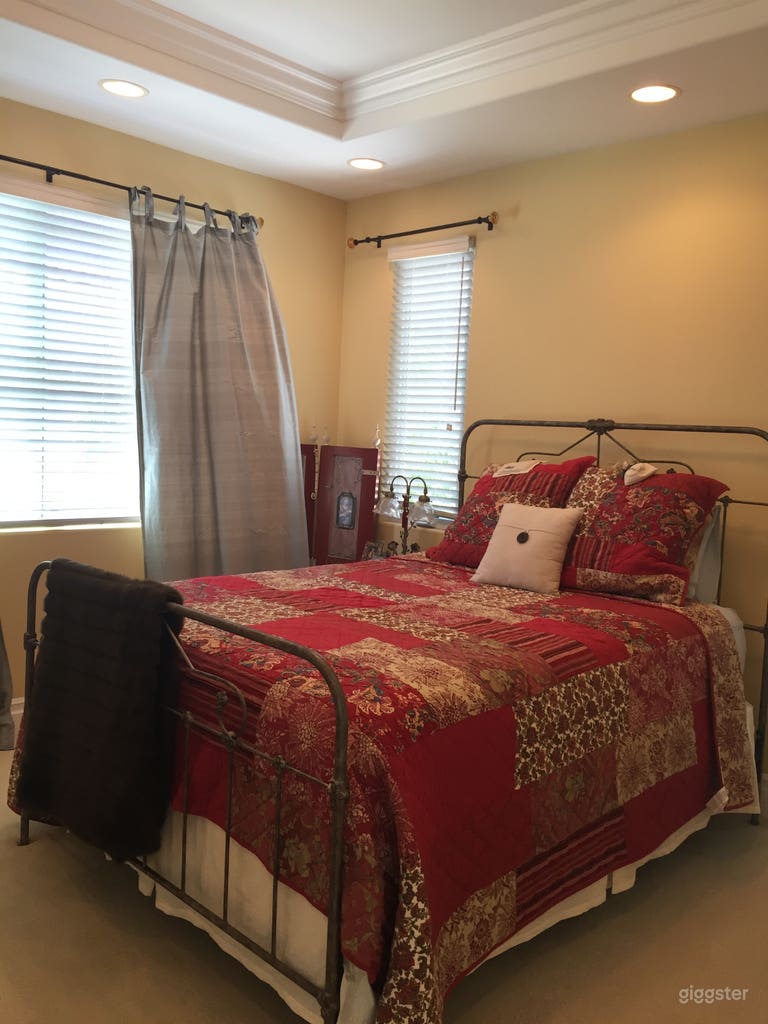  Second bedroom with hardwood floors 