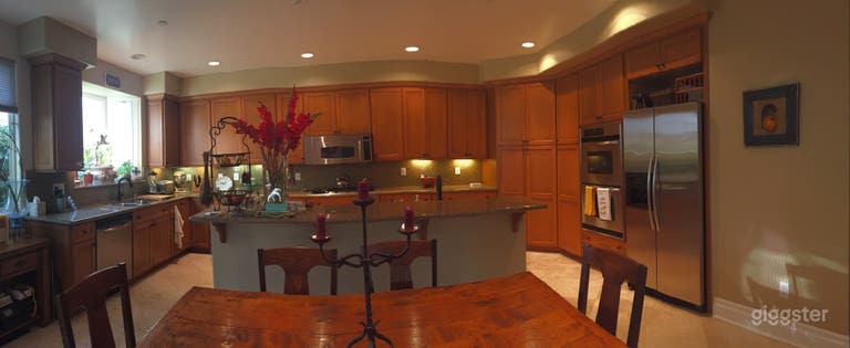  View of kitchen from living room 