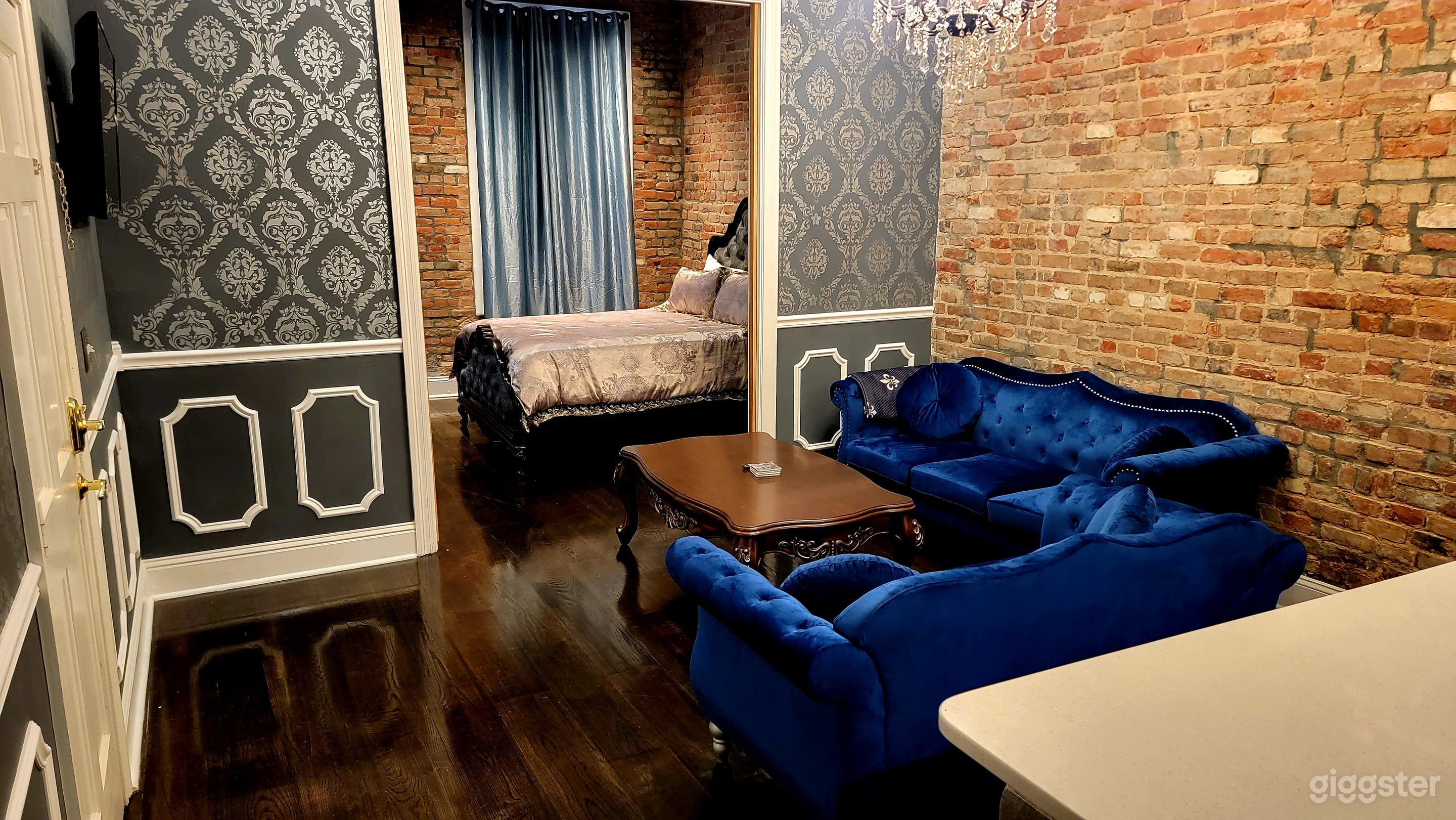 There are sliding pocket doors to close the 2nd bedroom from the living room.