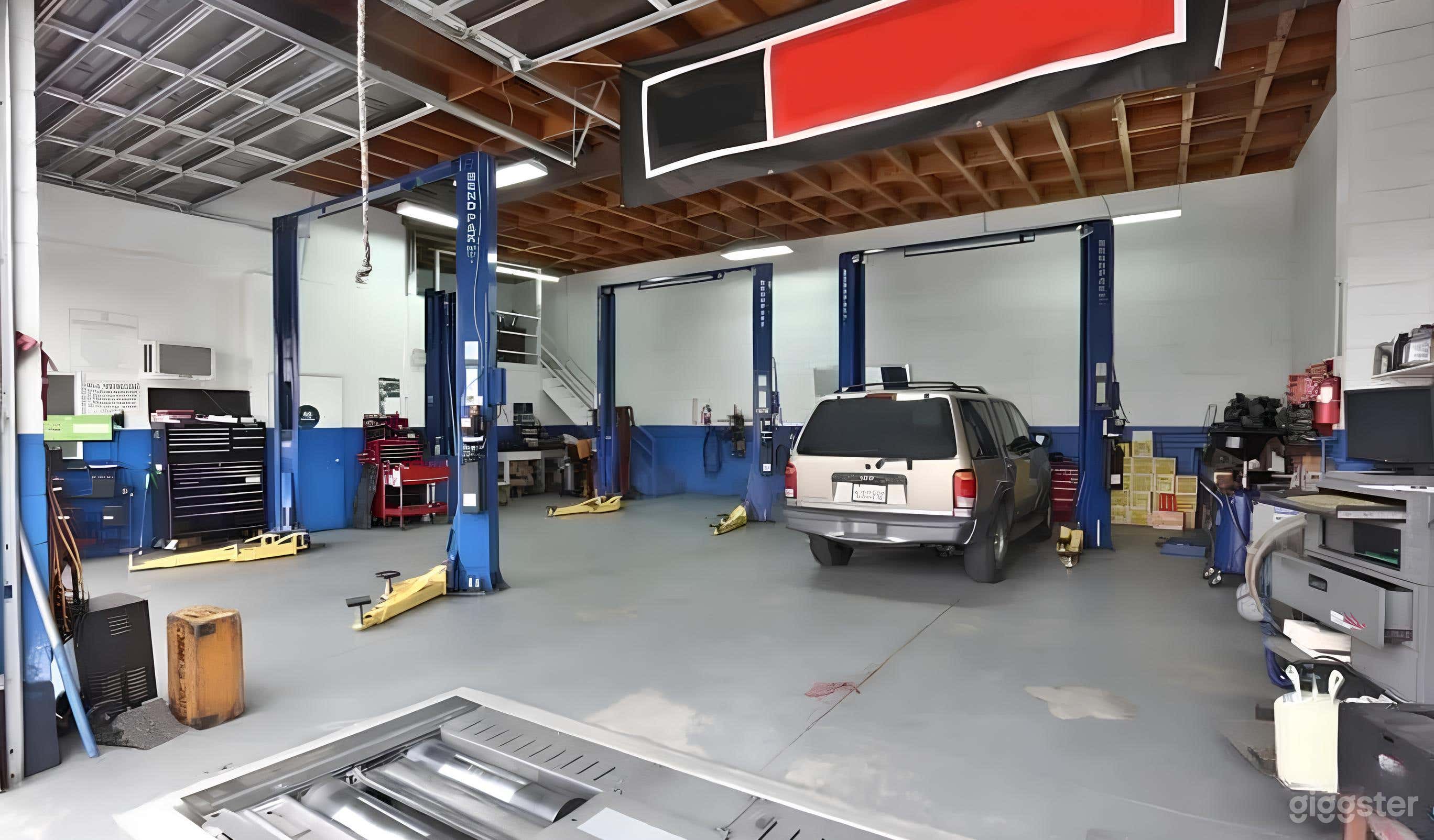Massive Automotive Repair Shop Perfect for Productions Photo 1