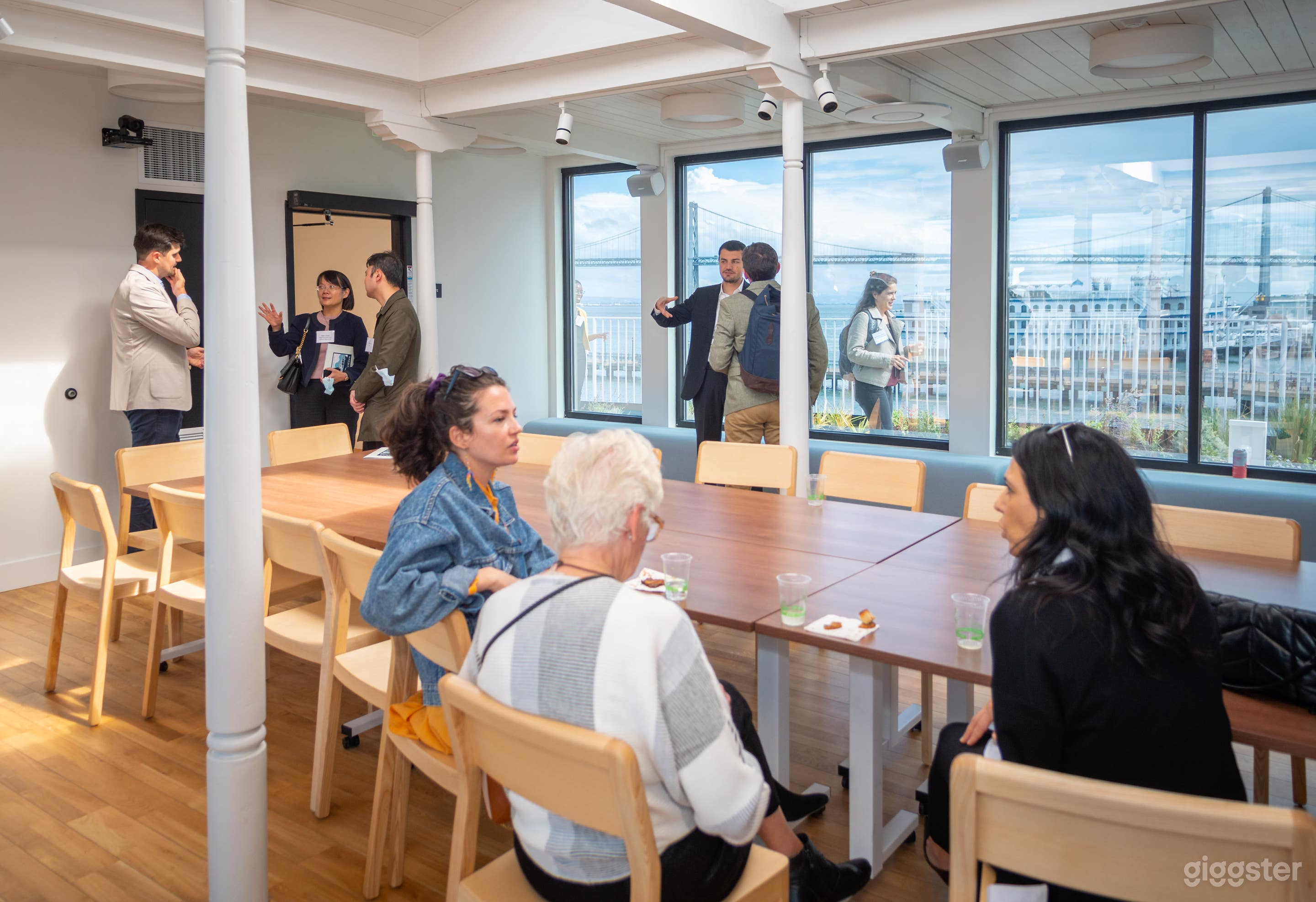Roof Deck Board Room with standard board meeting confirguration