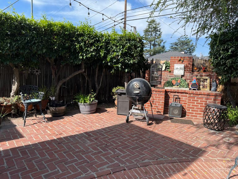  Elegant Corner-Lot Backyard with Pool, Cabanas & Lush Garden 