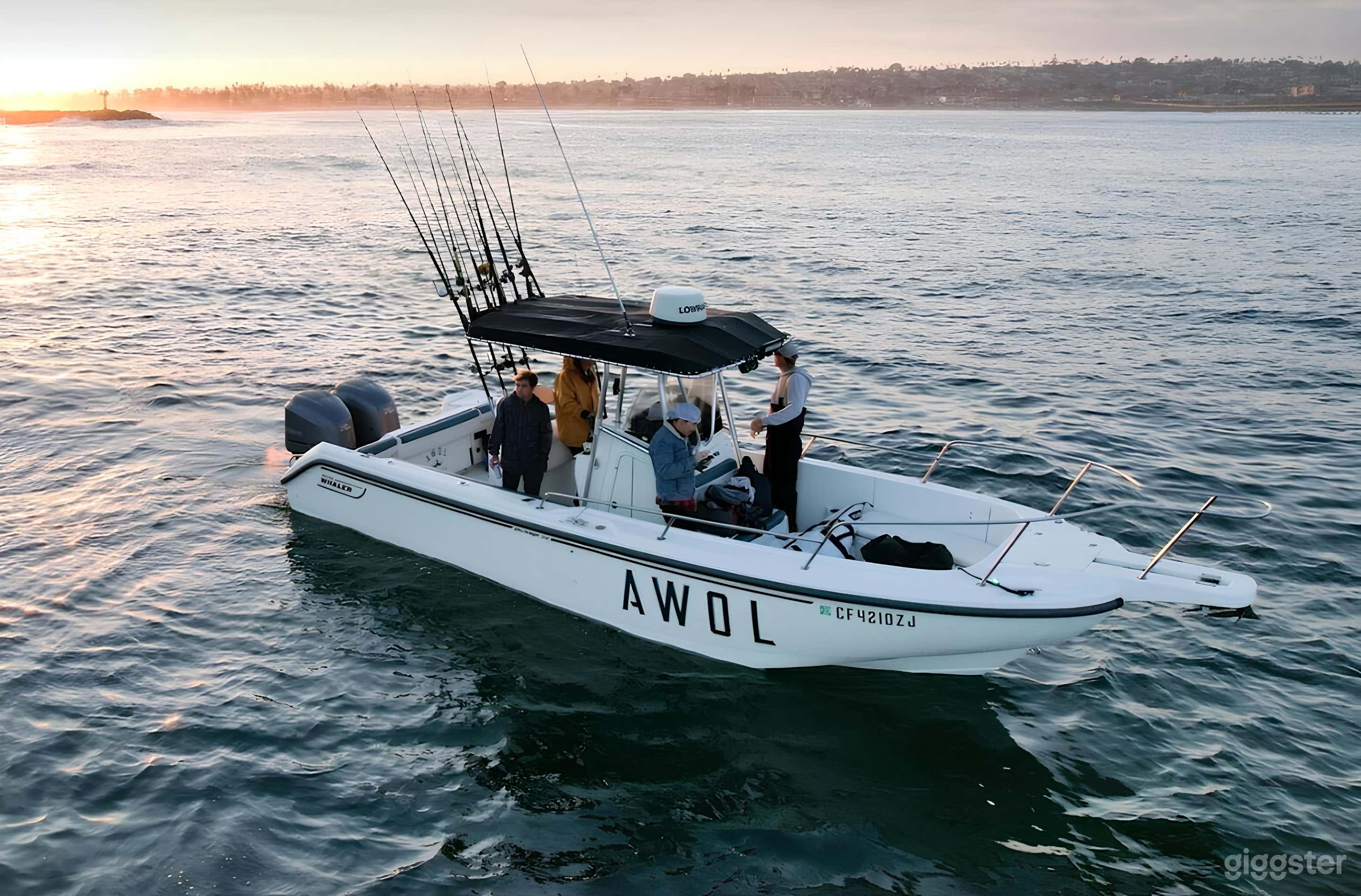 Awol 6’ Boston Whaler Outrage FISHING CHARTER Photo 1