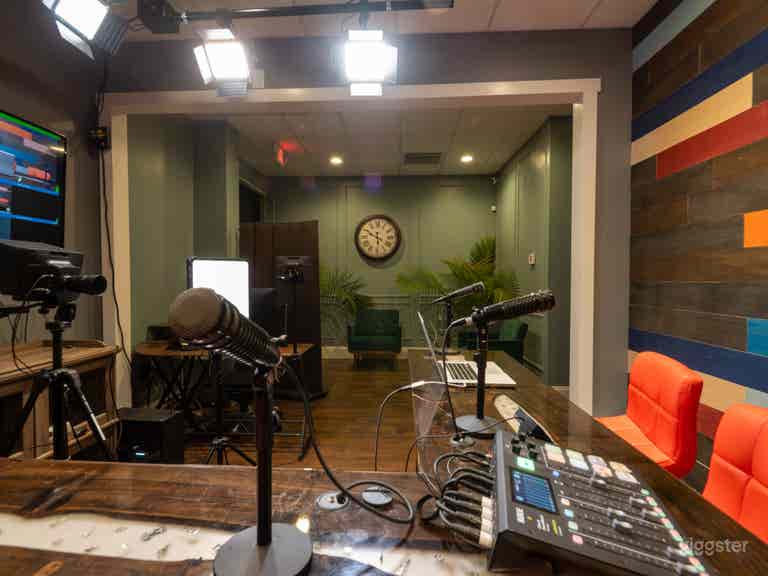  Full Functioning Podcast Studio in Raleigh 