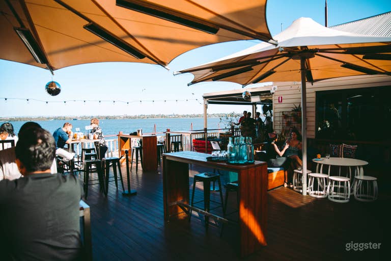  River view from the Rooftop Bar 