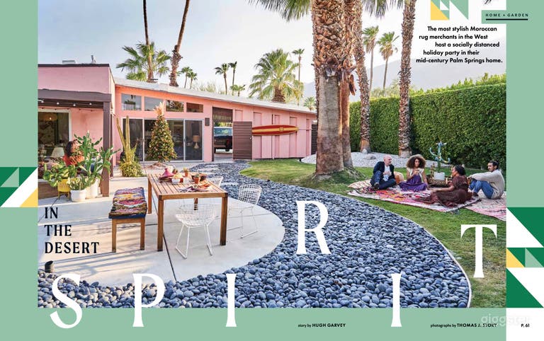  Mid-Century Moroccan-Style Pink Palm Springs House 