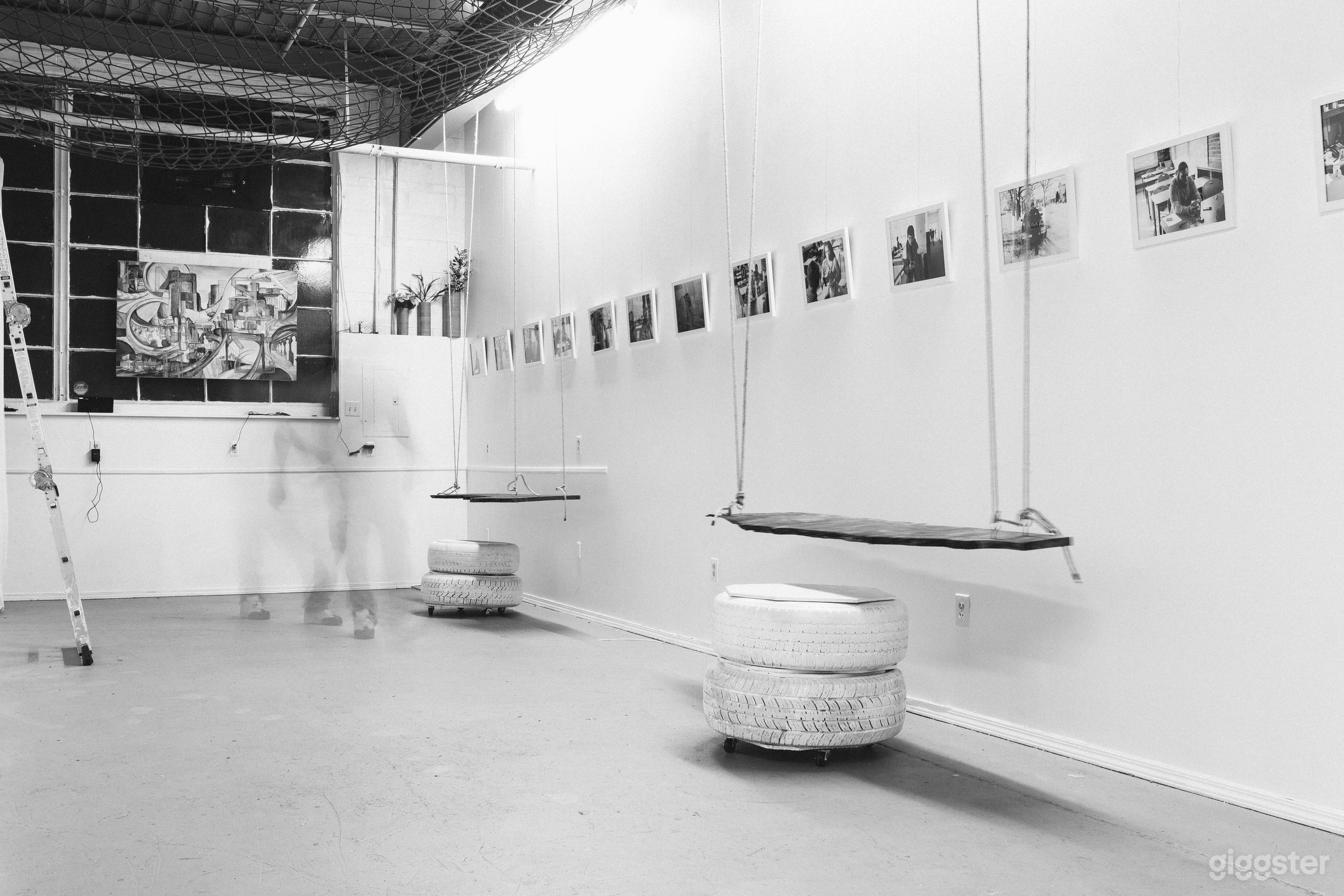 Creative All White Canvas Studio Photo 3